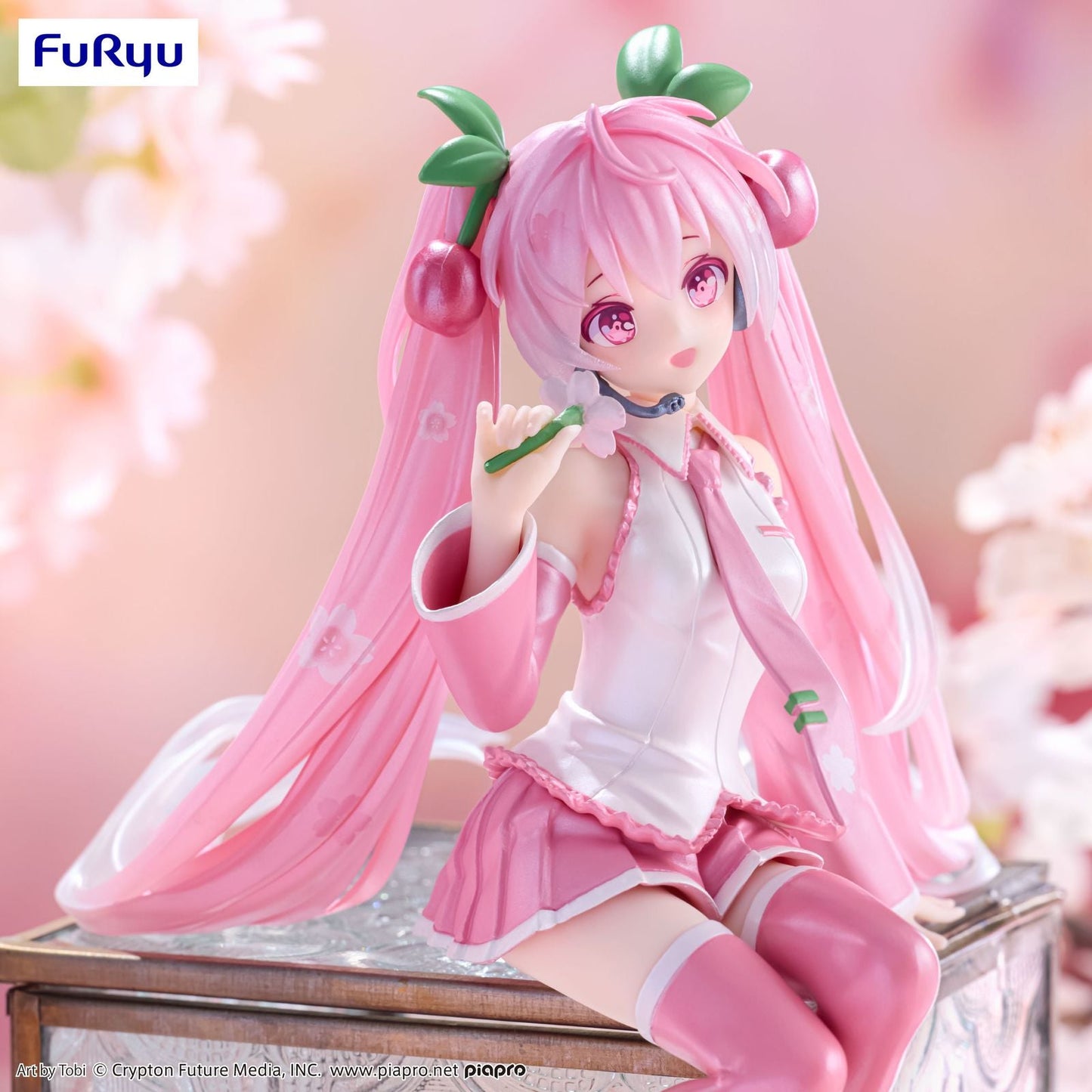 SAKURA MIKU 2024 PEARL COLOR VER. FIG. 15 CM HATSUNE MIKU NOODLE STOPPER