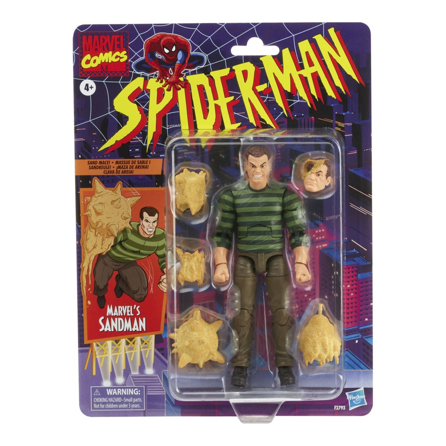 SANDMAN FIGURA 15 CM SPIDER-MAN MARVEL LEGENDS RETRO SERIES RE-RUN