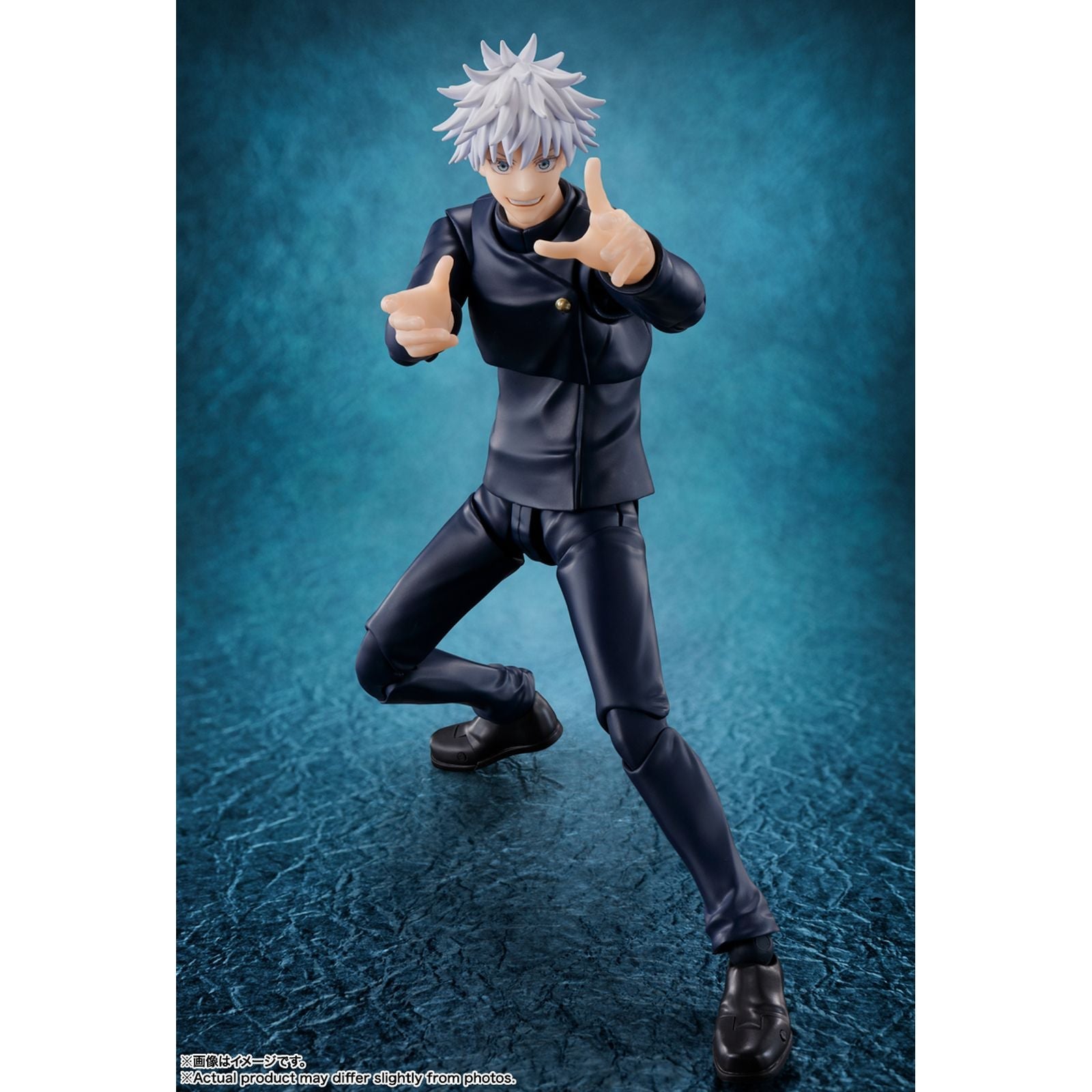 SATORU GOJO JUJUTSU TECHNICAL HIGH SCHOOL VER. FIG. 16 CM JUJUTSU KAISEN SH FIGUARTS RE-RUN