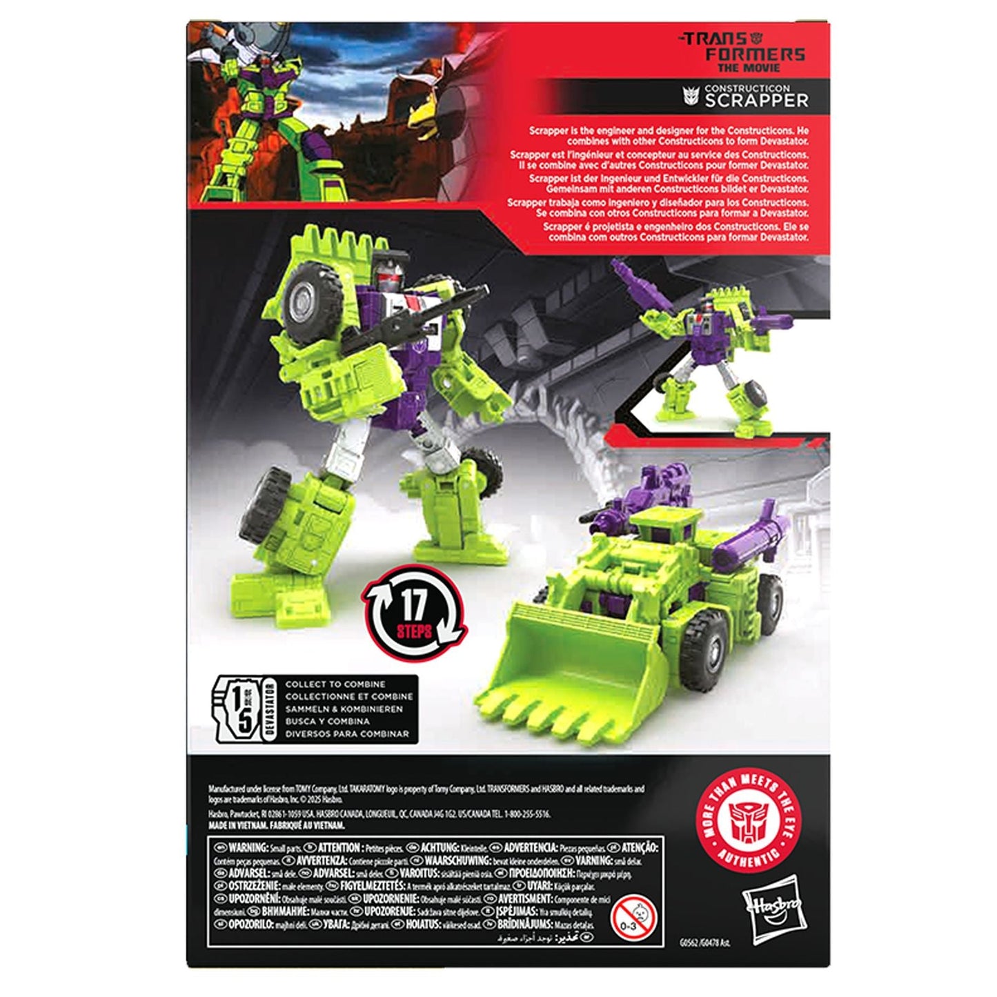 SCRAPPER VOYAGER CLASS FIG. 16,5 CM THE TRANSFORMERS: THE MOVIE STUDIO SERIES