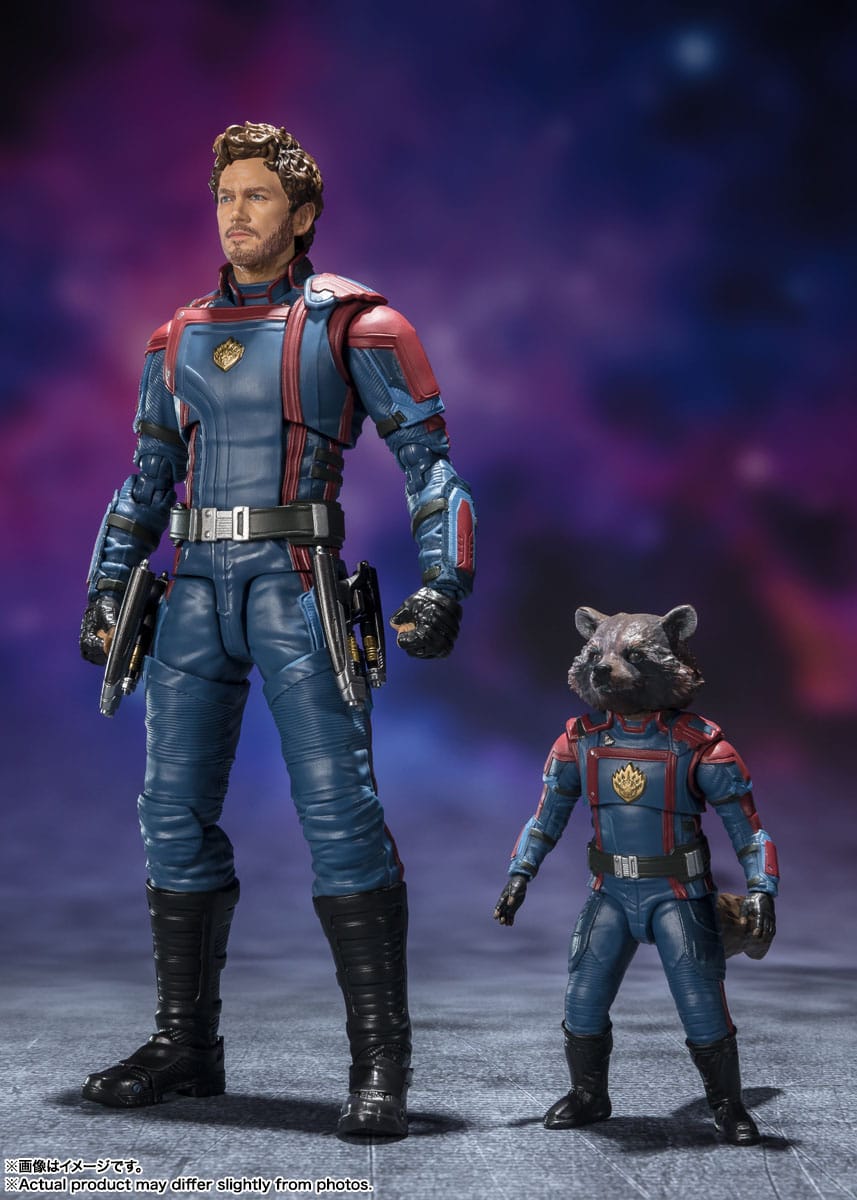 SH Figuarts Marvel Guardians of the Galaxy 3 Star Lord & Rocket Raccoon