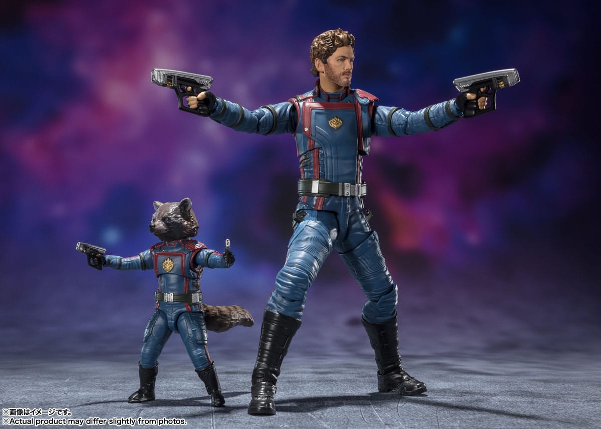SH Figuarts Marvel Guardians of the Galaxy 3 Star Lord & Rocket Raccoon