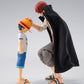 SHANKS & MONKEY D. LUFFY CHILDHOOD VER. FIG. 16,5 / 10 CM ONE PIECE SH FIGUARTS PREMIUM BANDAI