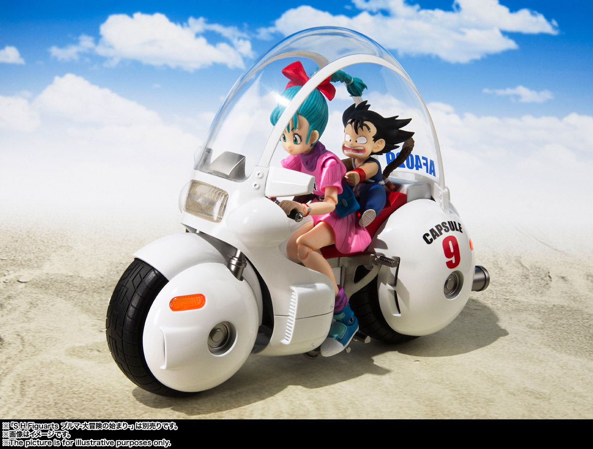 SH FIGUARTS DRAGON BALL BULMA´S MOTORCYCLE HOIPOI CAPSULE 9 REPLICA - Z POP Toys