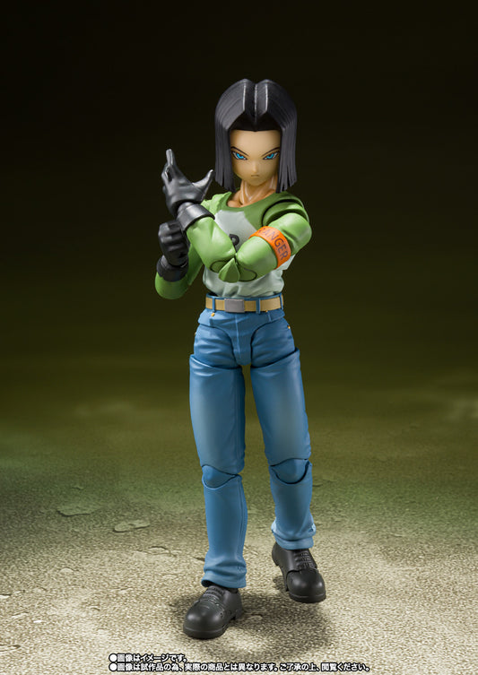 SH FIGUARTS DRAGON BALL SUPER A-17 ANDROID 17 UNIVERSE SURVIVAL SAGA - Z POP Toys