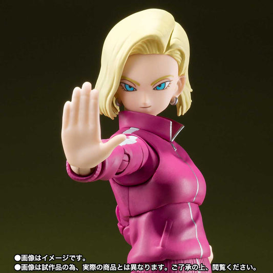 SH FIGUARTS DRAGON BALL SUPER A-18 ANDROID 18 UNIVERSE SURVIVAL SAGA