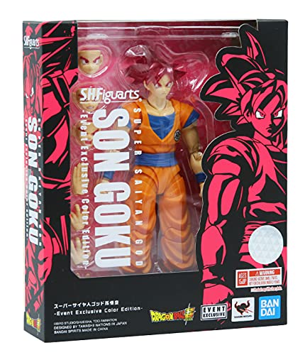 SH FIGUARTS DRAGON BALL SUPER GOKU GOD - EVENT EXCLUSIVE COLOR EDITION