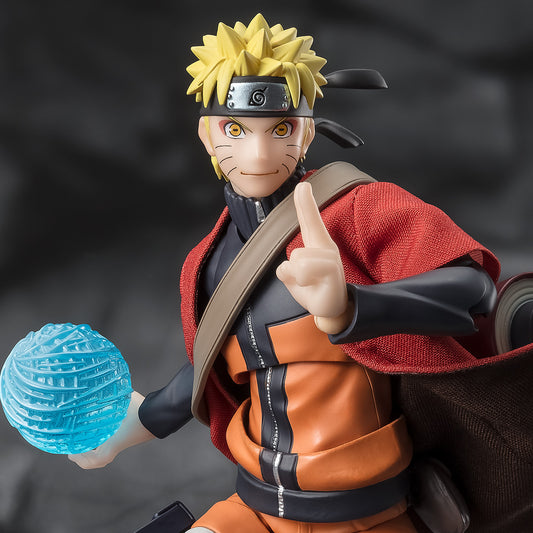 SH FIGUARTS PREMIUM BANDAI NARUTO SHIPPUDEN NARUTO UZUMAKI SAGE MODE SAVIOR OF KONOHA