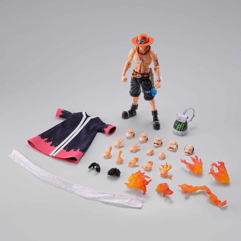 SH FIGUARTS PREMIUM BANDAI ONE PIECE PORTGAS D. ACE - FIRE FIST VER.