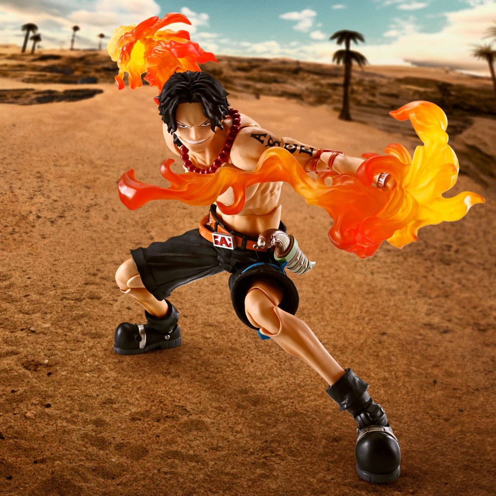 SH FIGUARTS PREMIUM BANDAI ONE PIECE PORTGAS D. ACE - FIRE FIST VER.