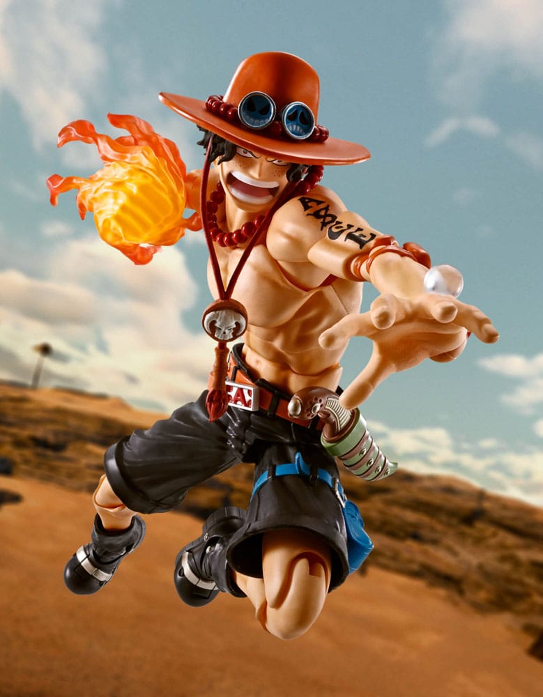 SH FIGUARTS PREMIUM BANDAI ONE PIECE PORTGAS D. ACE - FIRE FIST VER.