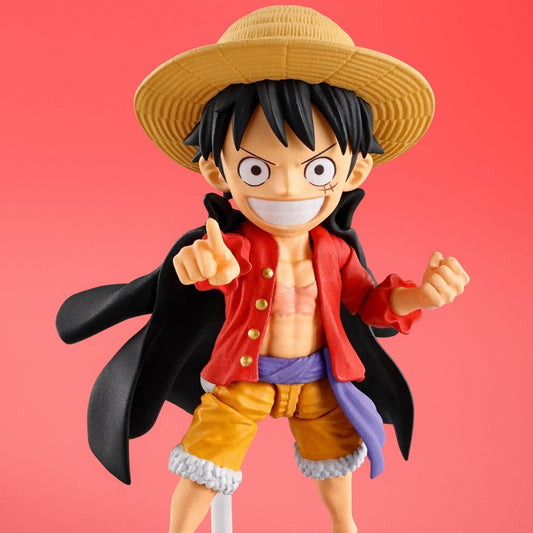 SH FIGUARTS PREMIUM BANDAI ONE PIECE WORLD COLLECTABLE FIGURE X MONKEY D. LUFFY