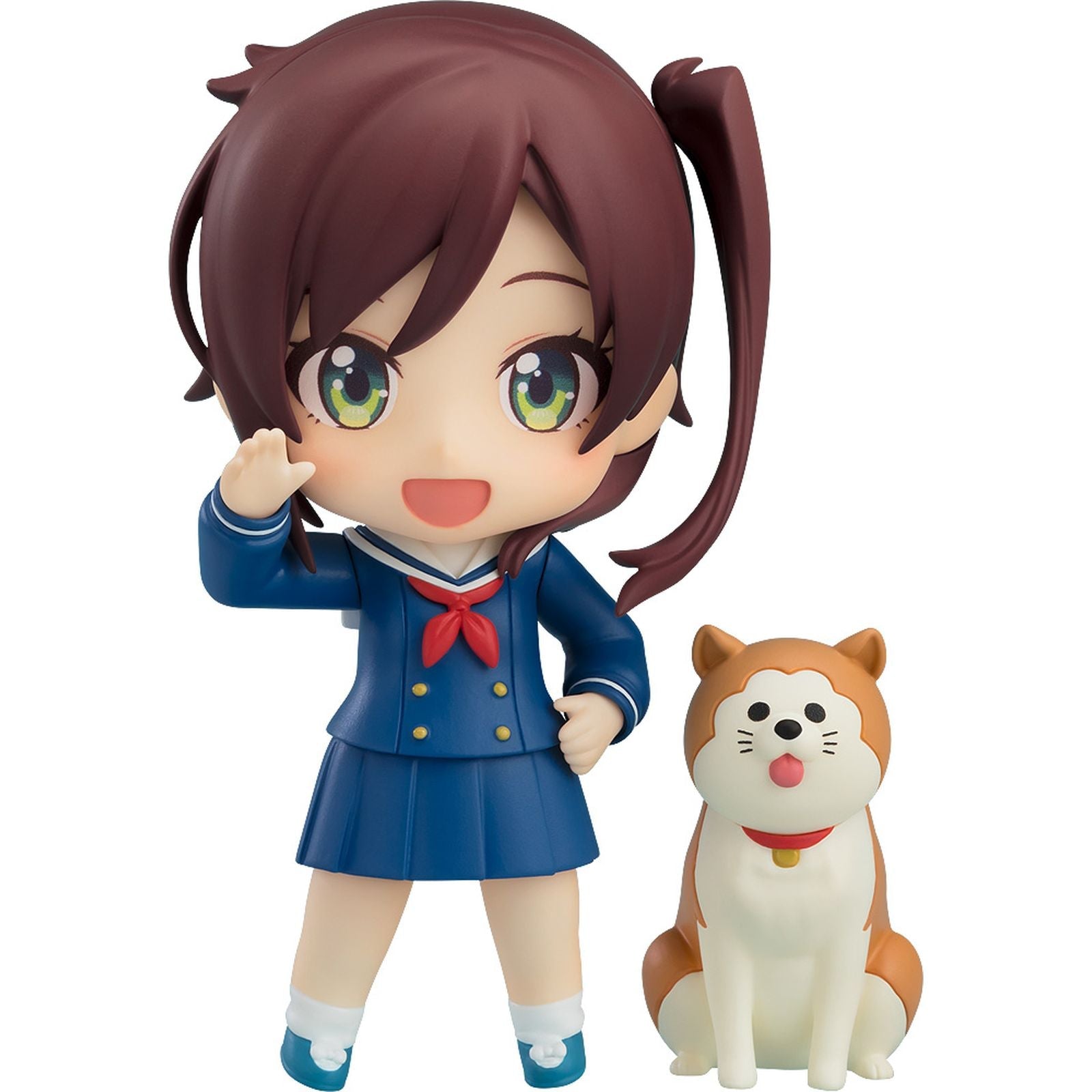 SHIZURU CHIKURA & POCHI FIG. 10 CM TRAIN TO THE END OF THE WORLD NENDOROID BASIC