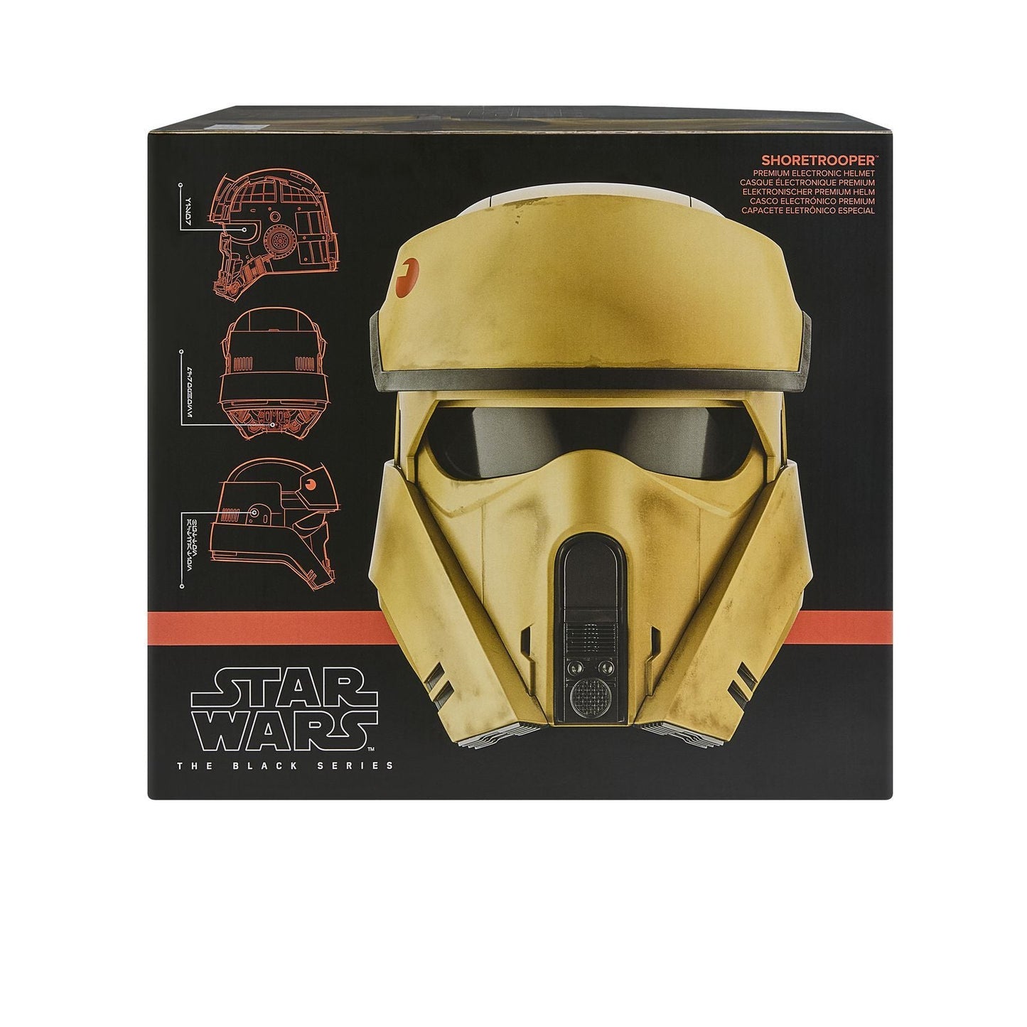 SHORETROOPER CASCO ELECTRÓNICO RÉPLICA PREMIUM STAR WARS: ANDOR THE BLACK SERIES
