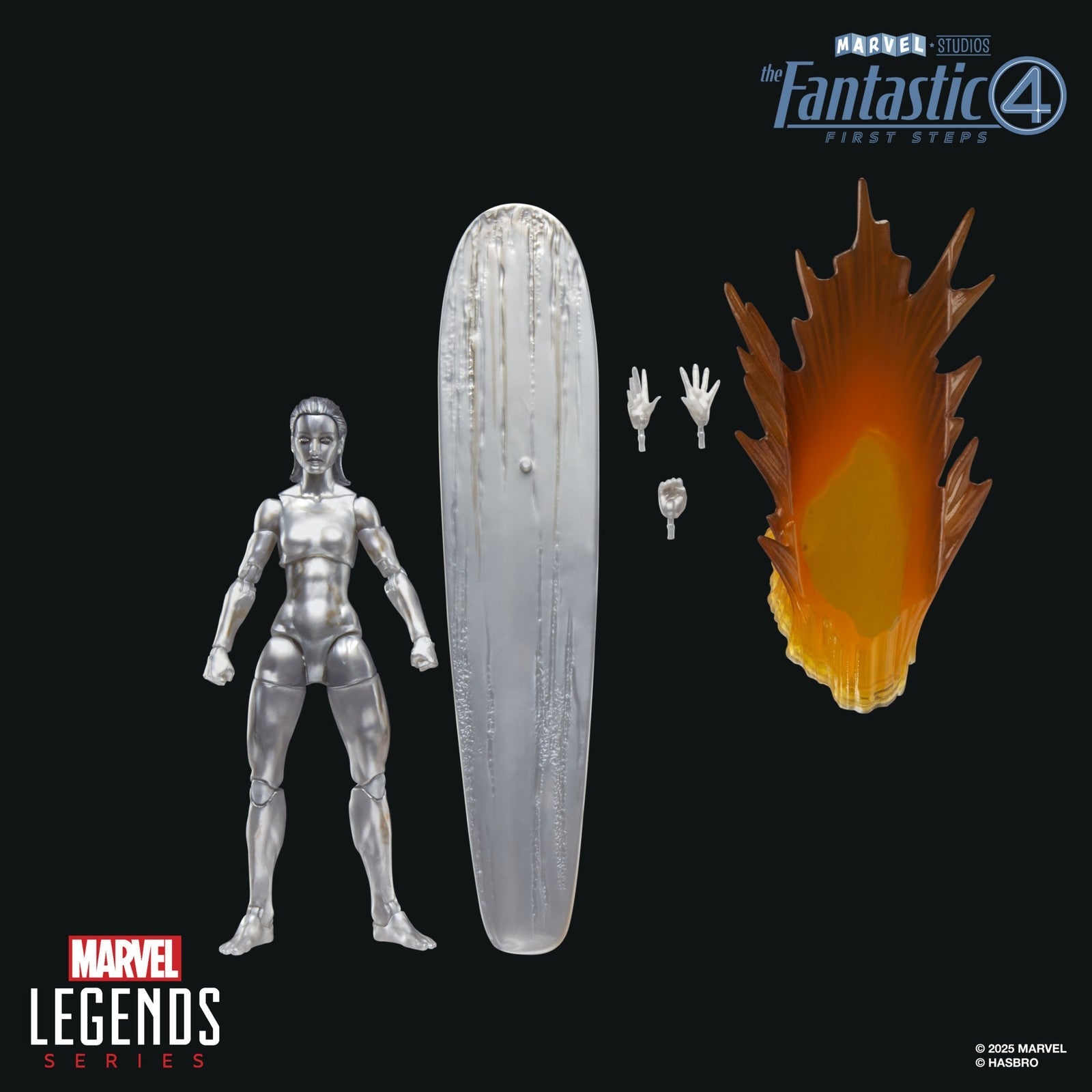 SILVER SURFER FIGURA 15 CM THE FANTASTIC 4: FIRST STEPS MARVEL LEGENDS SERIES