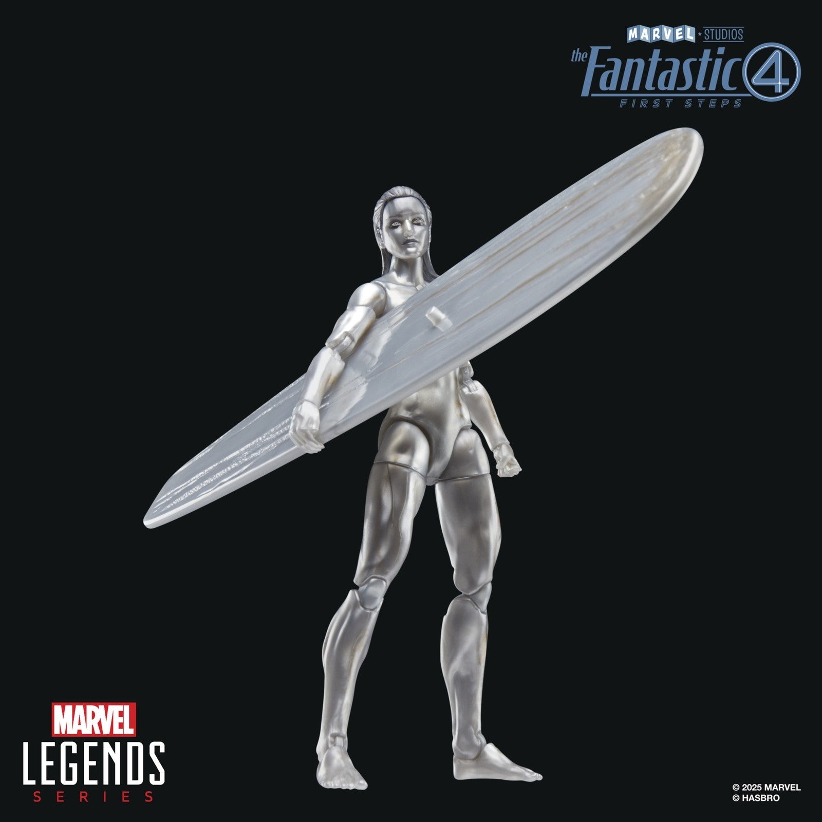 SILVER SURFER FIGURA 15 CM THE FANTASTIC 4: FIRST STEPS MARVEL LEGENDS SERIES