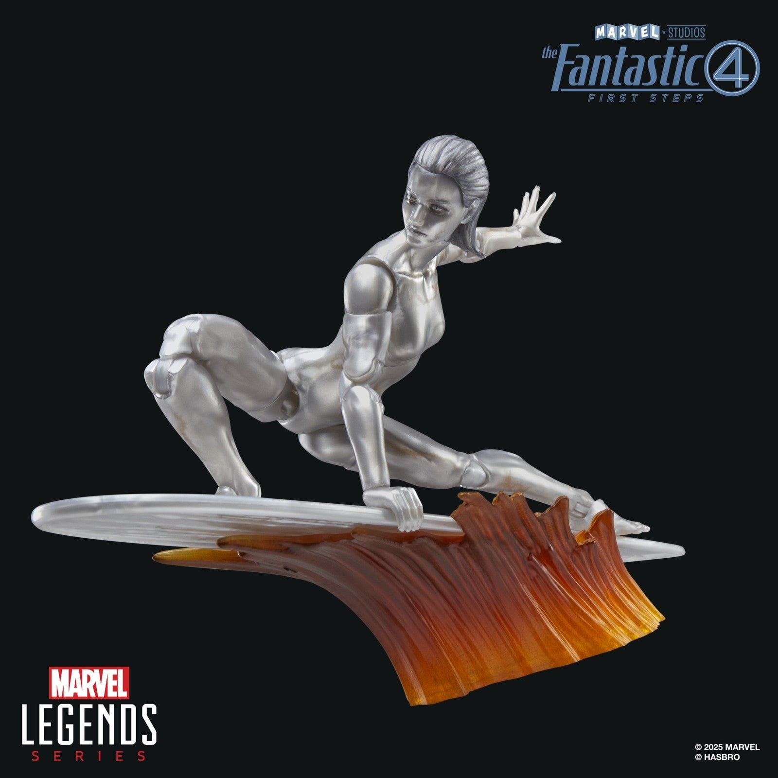SILVER SURFER FIGURA 15 CM THE FANTASTIC 4: FIRST STEPS MARVEL LEGENDS SERIES