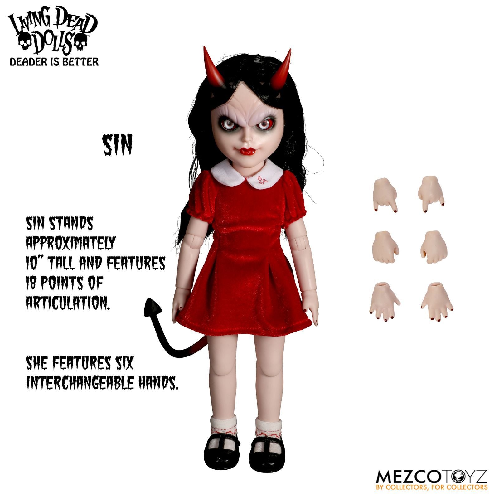 SIN FIG. 25,5 CM LIVING DEAD DOLLS