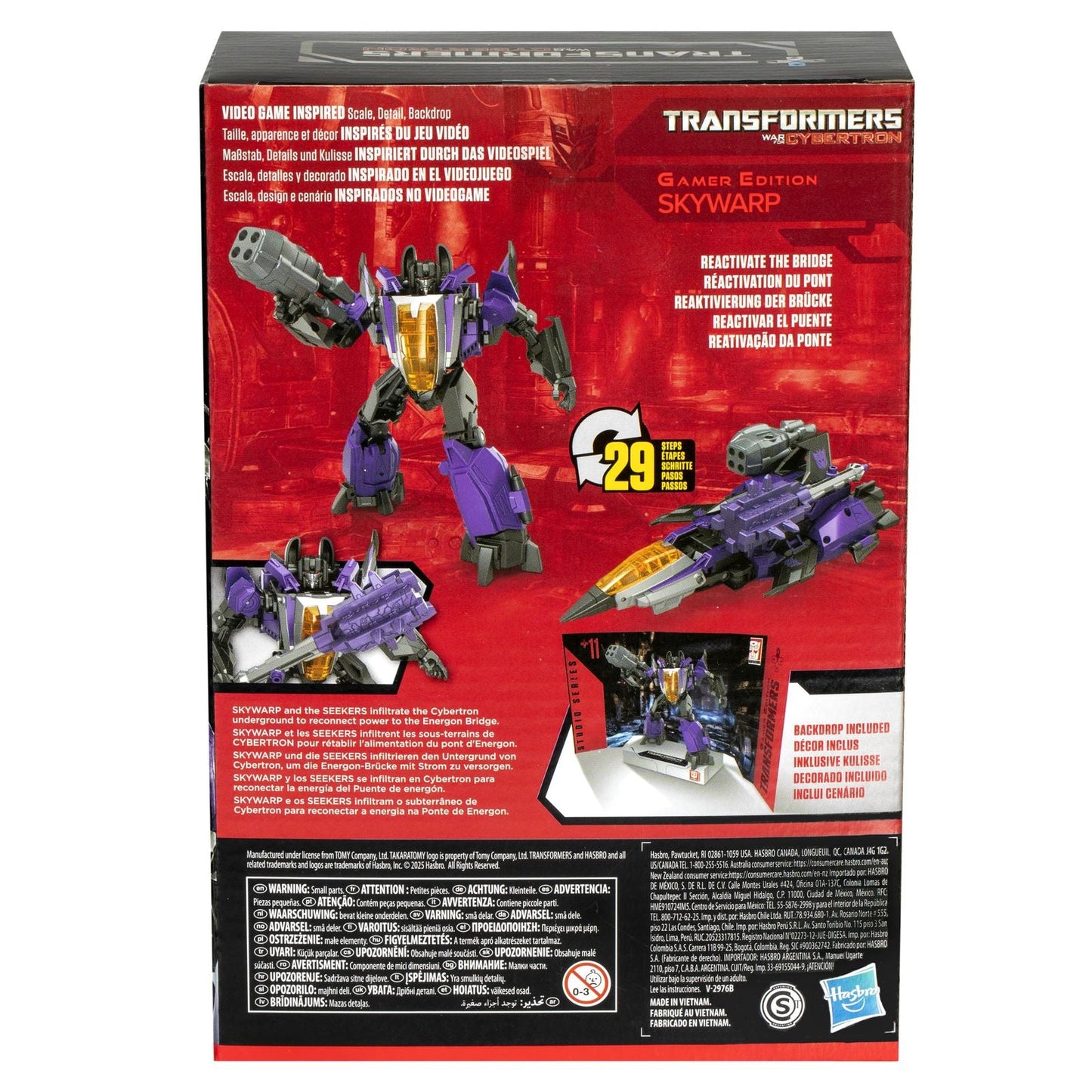 SKYWARP GAMER EDITION VOYAGER CLASS FIG 16,5 CM TRANSFORMERS: WAR FOR CYBERTRON STUDIO SERIES