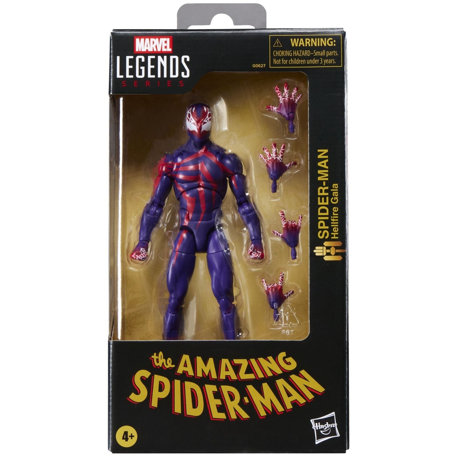 SPIDER-MAN HELLFIRE GALA VERSION FIGURA 15 CM X-MEN MARVEL LEGENDS SERIES
