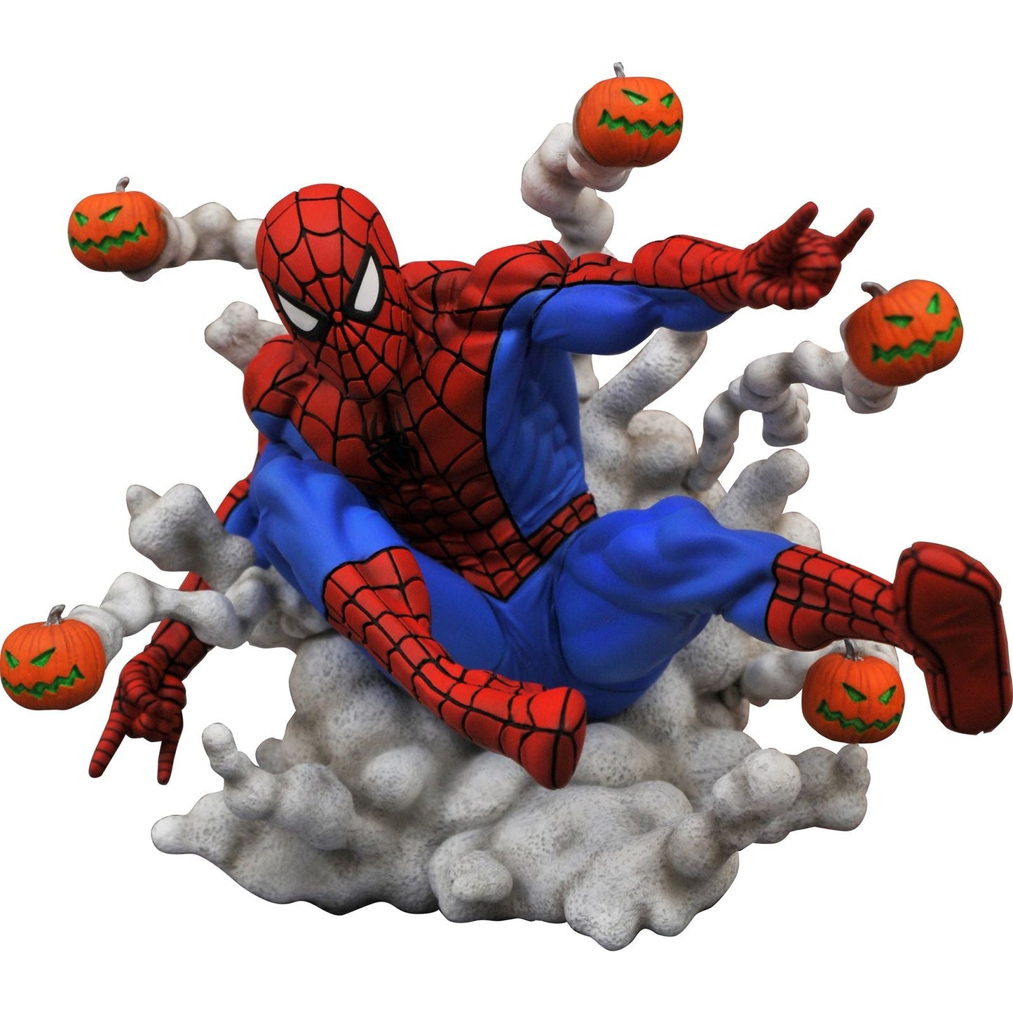 SPIDER-MAN PUMPKIN BOMBS PVC DIORAMA 15 CM MARVEL COMIC GALLERY RE-RUN