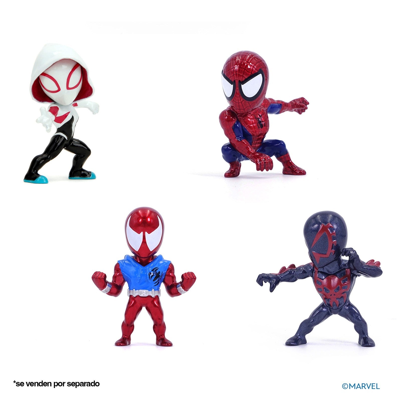 SPIDER-MAN SURTIDO 4 FIGURAS 7 CM SPIDER-MAN MARVEL METALFIGS