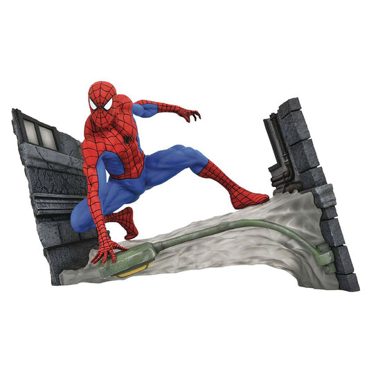 SPIDER-MAN WEBBING PVC DIORAMA 18 CM MARVEL COMIC GALLERY RE-RUN