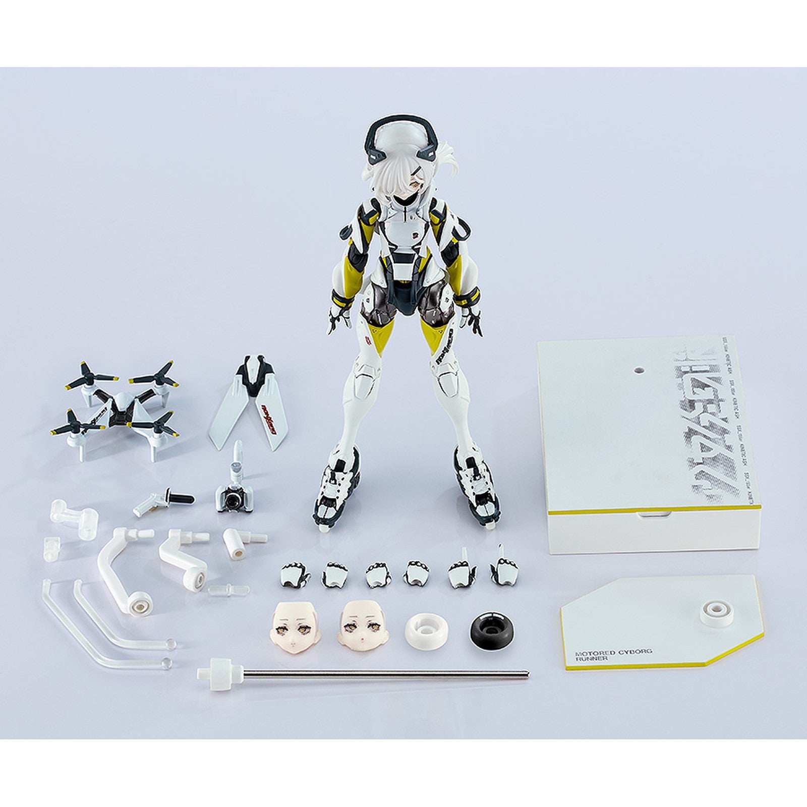 SSX_155AR KINETIC ASH FIGURA 17,5 CM SHOJO-HATSUDOKI MOTORED CYBORG RUNNER 