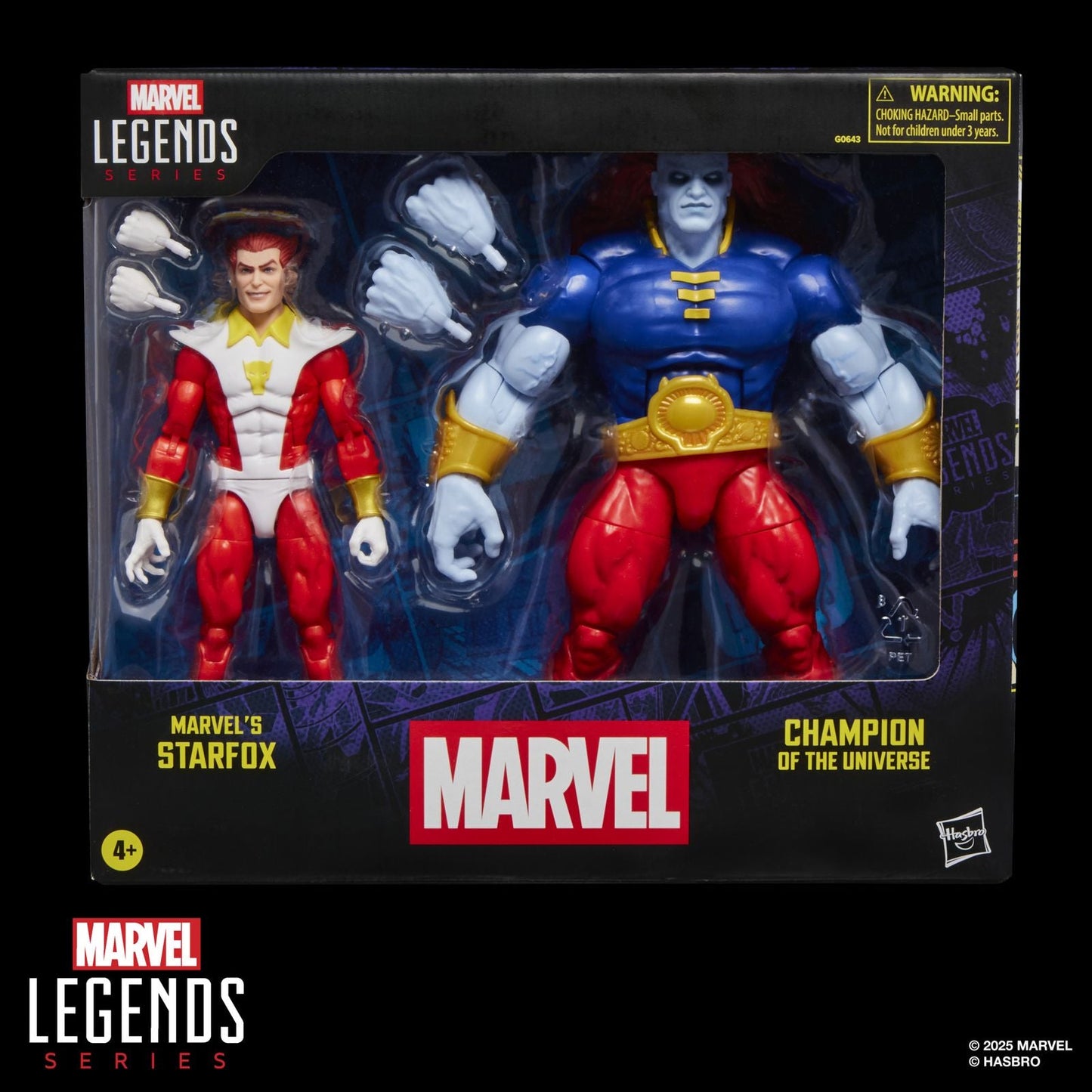 STARFOX & CHAMPION OF THE UNIVERSE PACK 2 FIGURAS 15 CM MARVEL LEGENDS SERIES