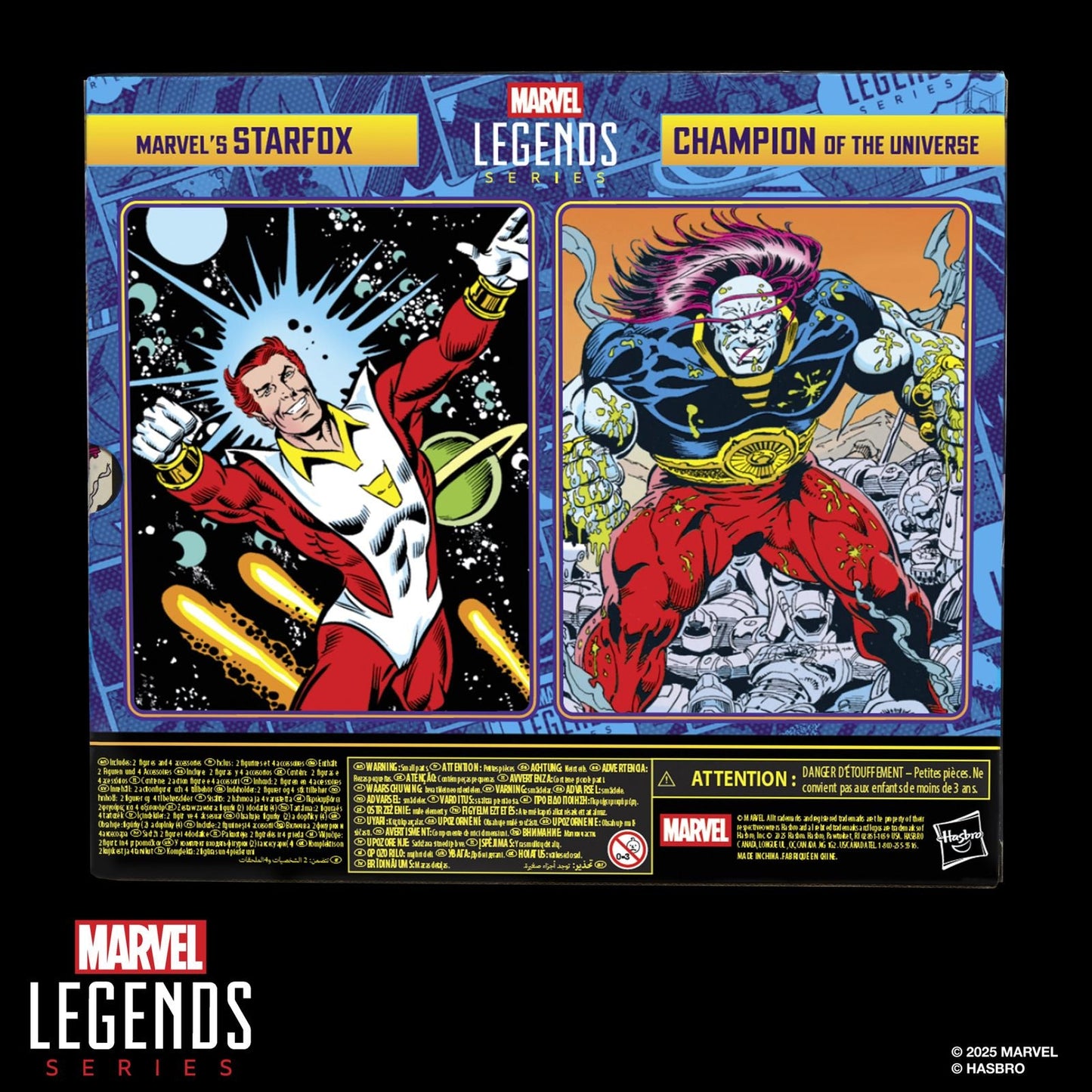 STARFOX & CHAMPION OF THE UNIVERSE PACK 2 FIGURAS 15 CM MARVEL LEGENDS SERIES