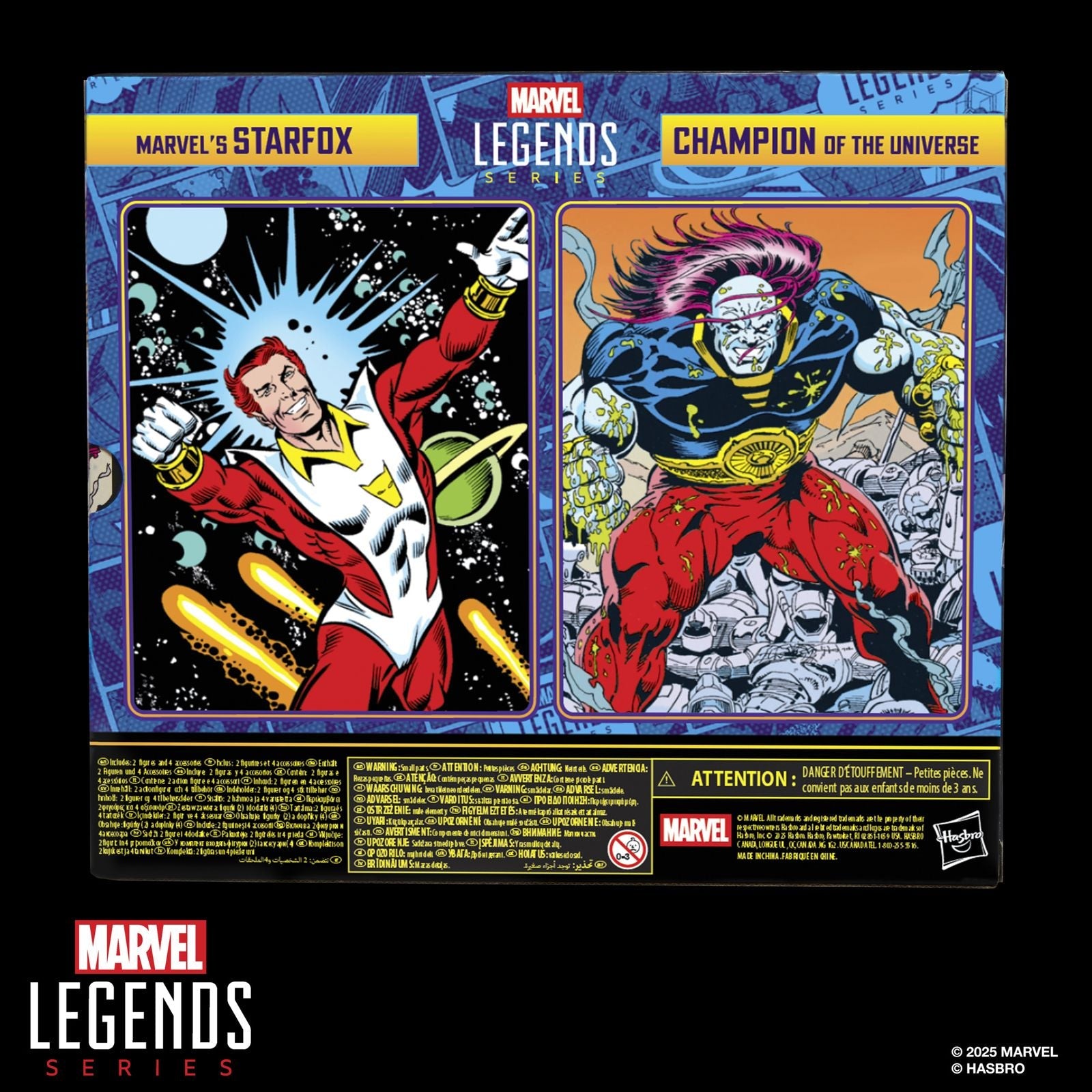 STARFOX & CHAMPION OF THE UNIVERSE PACK 2 FIGURAS 15 CM MARVEL LEGENDS SERIES