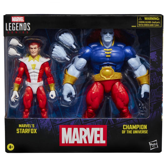 STARFOX & CHAMPION OF THE UNIVERSE PACK 2 FIGURAS 15 CM MARVEL LEGENDS SERIES