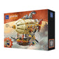 STEAMPUNK AIRSHIP SET CONSTRUCCION 32 CM RETRO SERIES