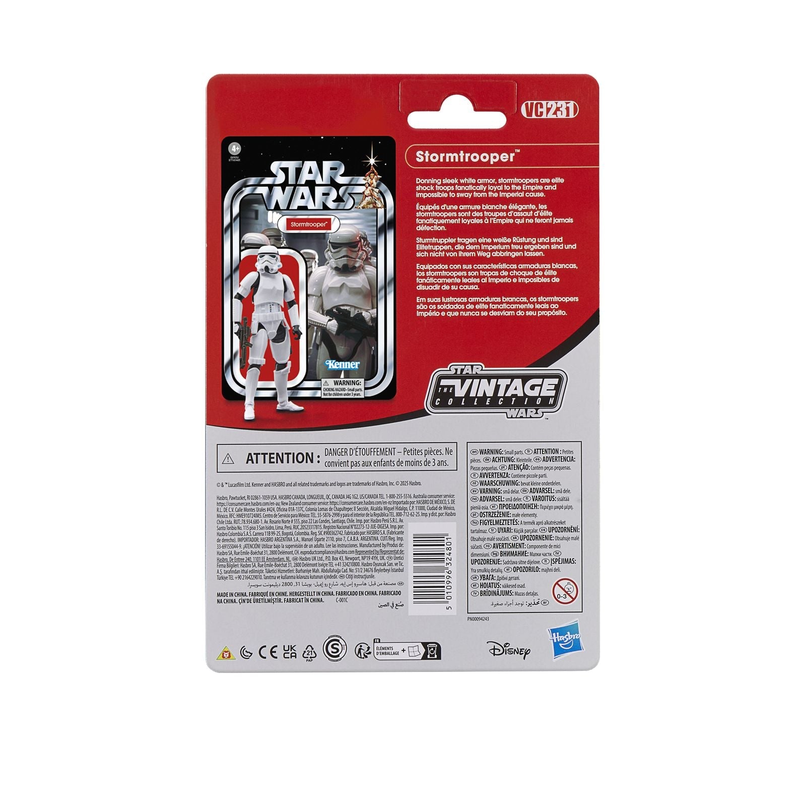STORMTROOPER FIGURA 9,5 CM STAR WARS: A NEW HOPE THE VINTAGE COLLECTION
