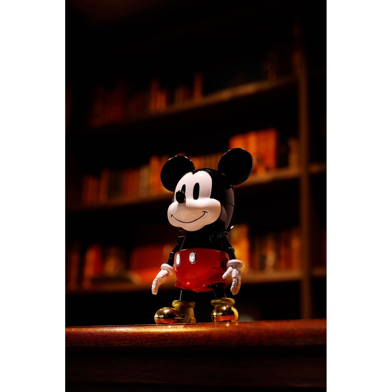 SUPER CHANGE MICKEY MOUSE BY KUNIO OKAWARA FIGURA 12,5 CM DISNEY CHARACTERS CHOGOKIN