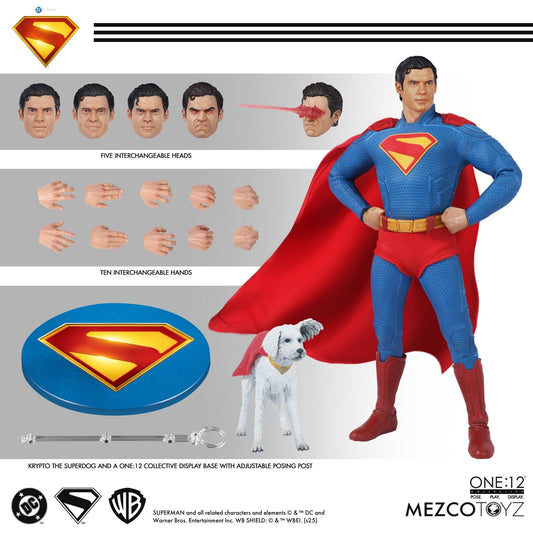 SUPERMAN FIGURA 17 CM SUPERMAN 2025 ONE:12 COLLECTIVE
