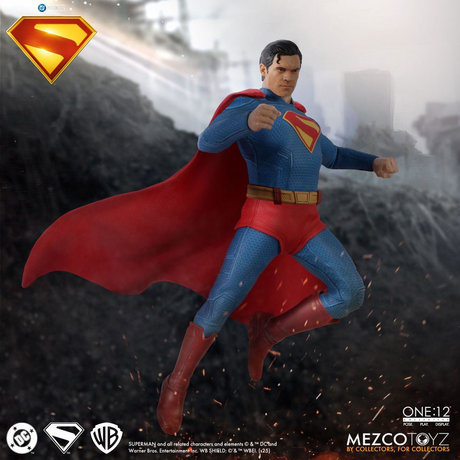 SUPERMAN FIGURA 17 CM SUPERMAN 2025 ONE:12 COLLECTIVE