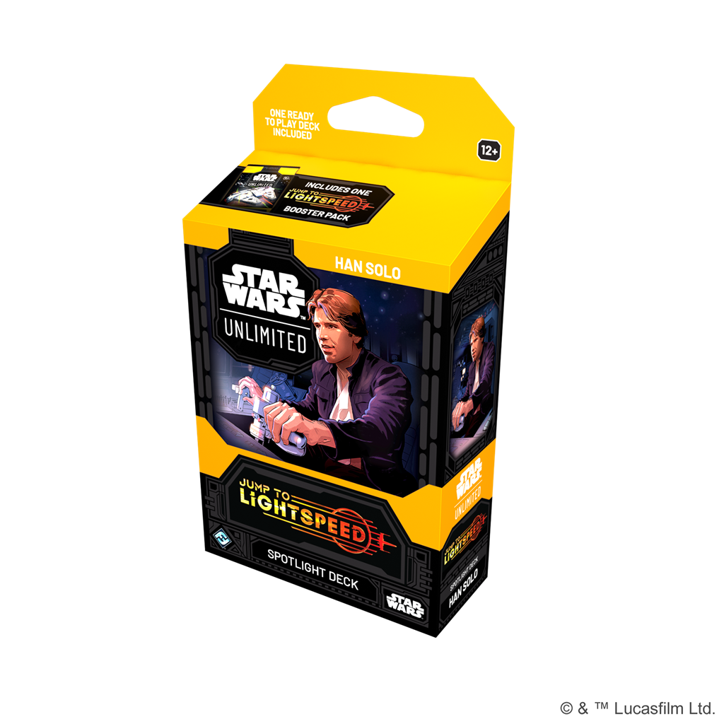 swu jump to lightspeed booster box SWU: Jump to Lightspeed Spotlight (Han Solo Deck)