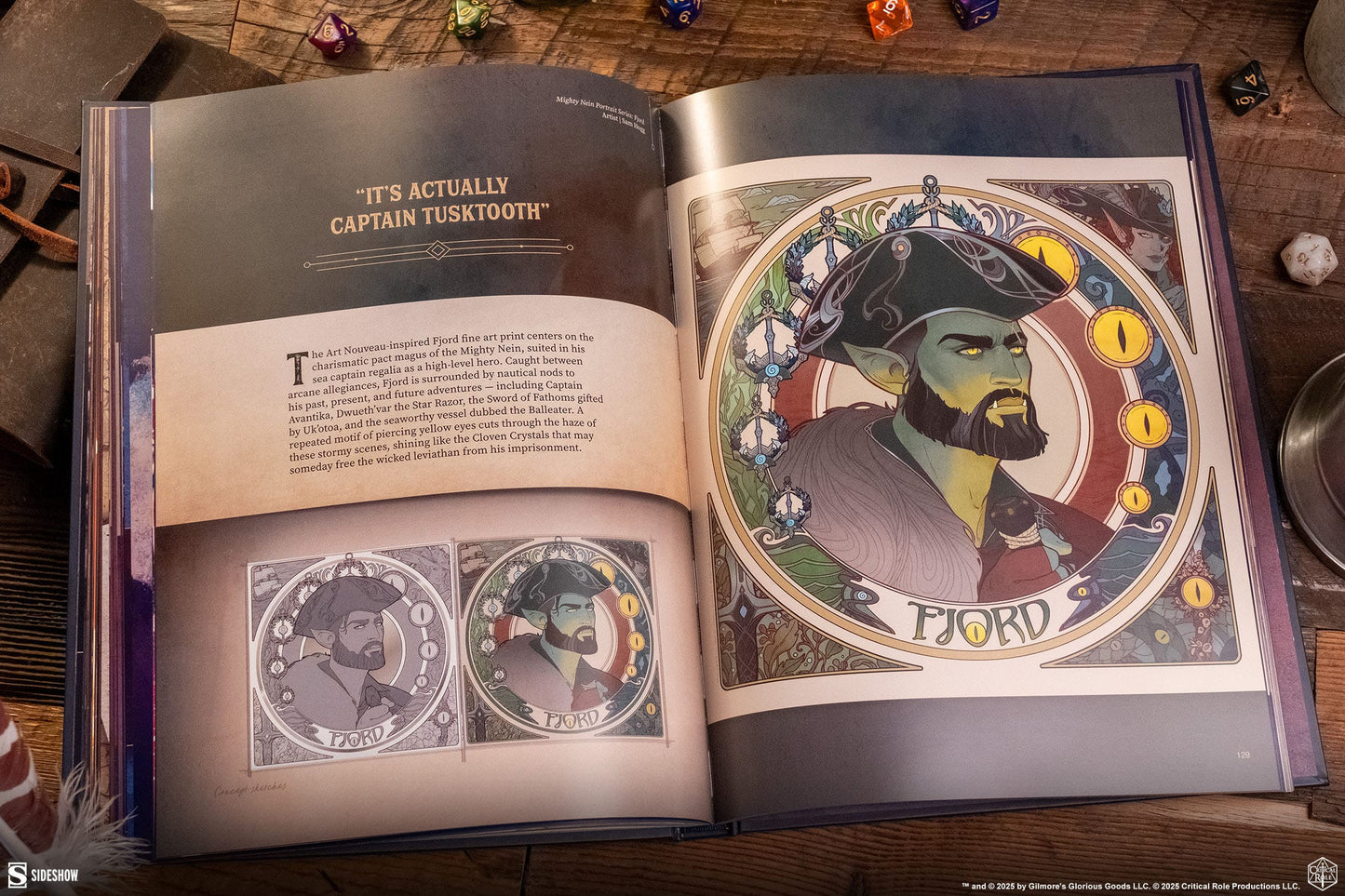 Sideshow Collectibles - Libro A Decade of Destiny: The Critical Role Collection (Version Inglesa)