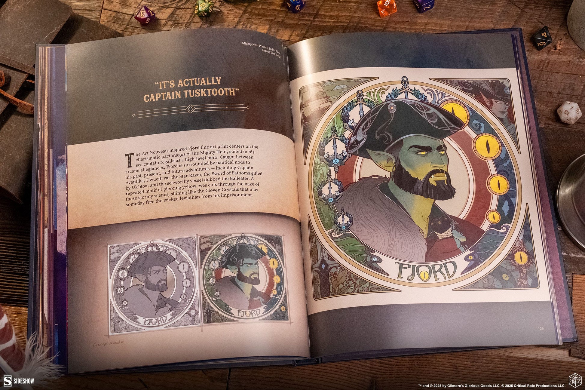 Sideshow Collectibles - Libro A Decade of Destiny: The Critical Role Collection (Version Inglesa)