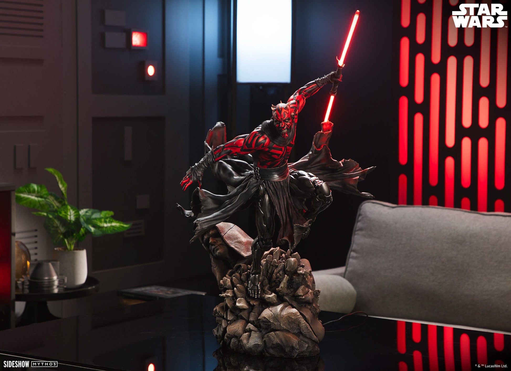 Sideshow Collectibles - Star Wars - Estatua Premium Format - Darth Maul Mythos - 64 cm