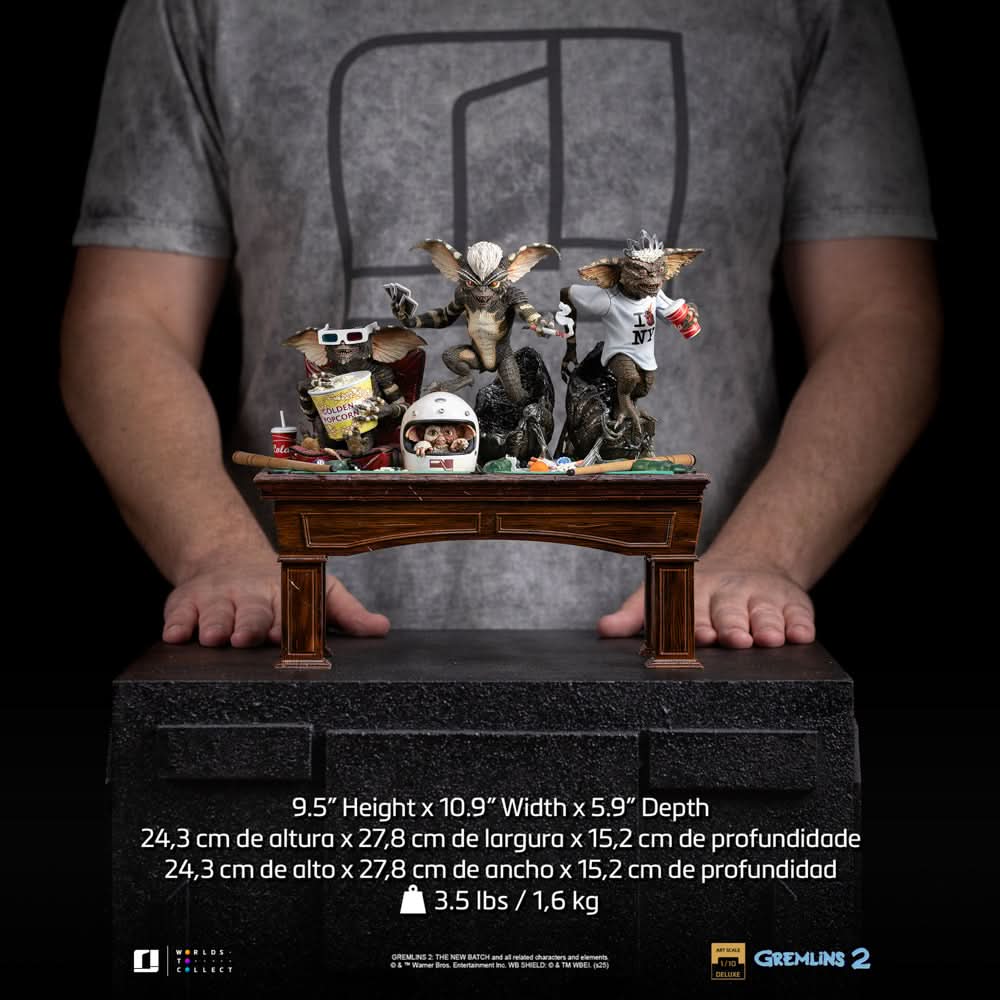 IRON STUDIOS - GREMLINS - Statue Diorama Art Scale 1/10
