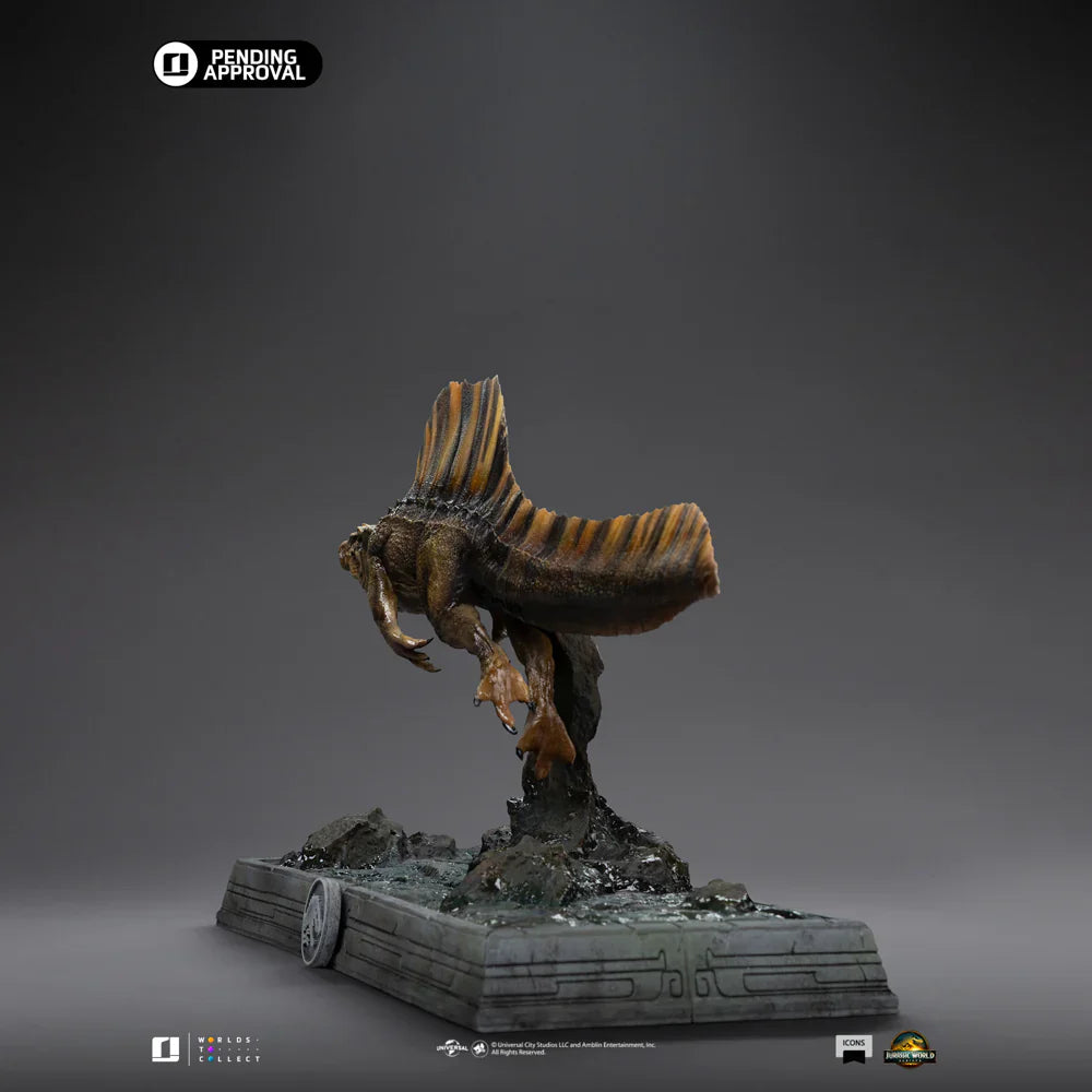 Estatua  JURASSIC PARK  en resina pintada a mano
