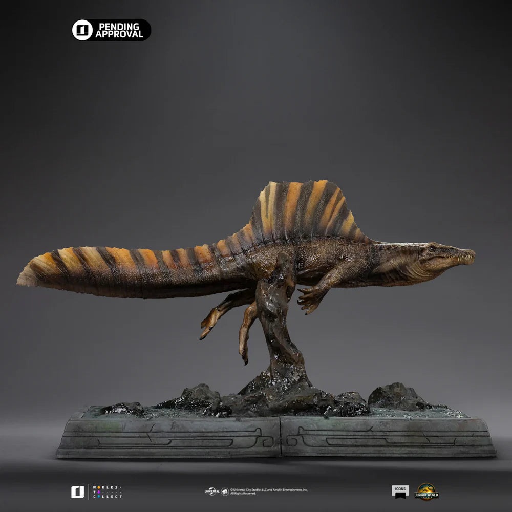Estatua  JURASSIC PARK  en resina pintada a mano