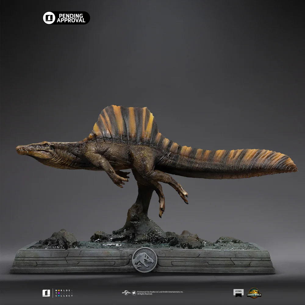 Estatua  JURASSIC PARK  en resina pintada a mano