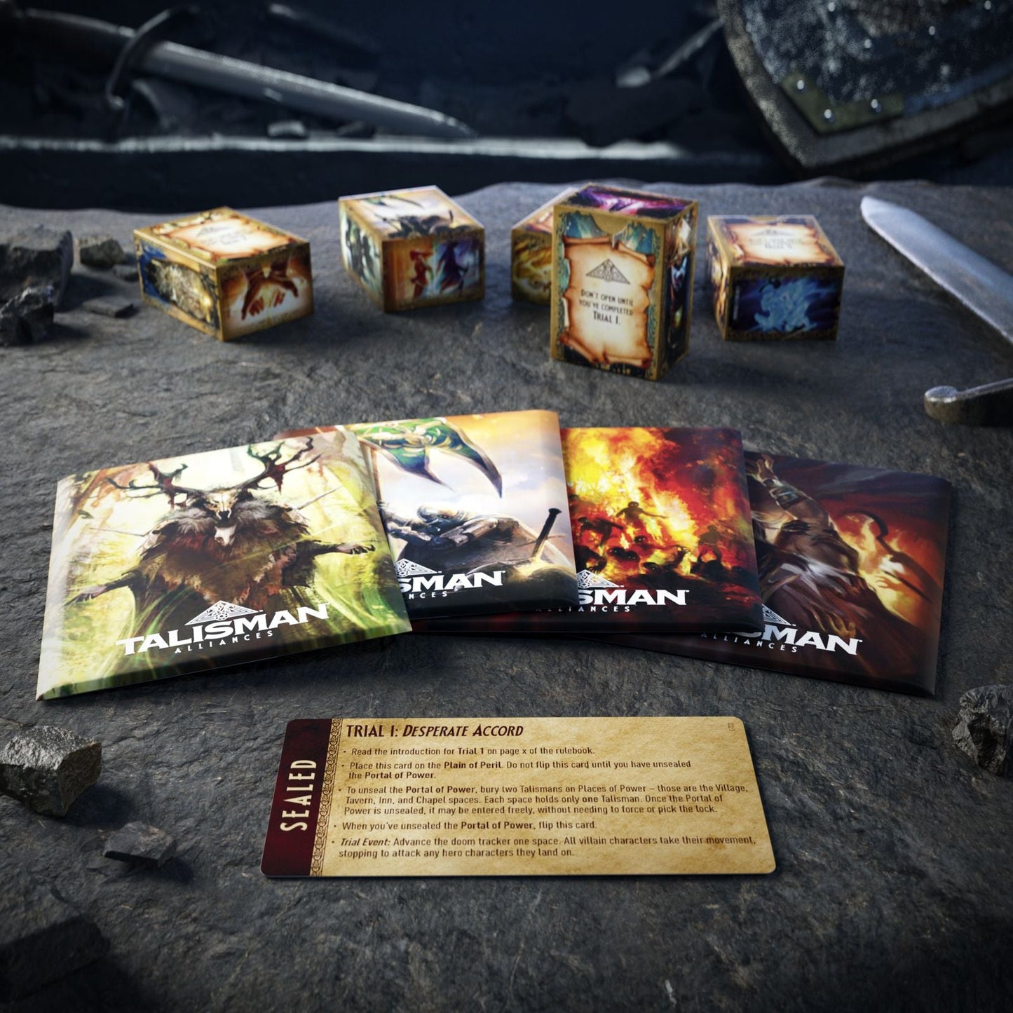 TALISMAN ALLIANCES: FATE BECKONS - ENGLISH QUEST PACK FOR TALISMAN - HASBRO GAMING 