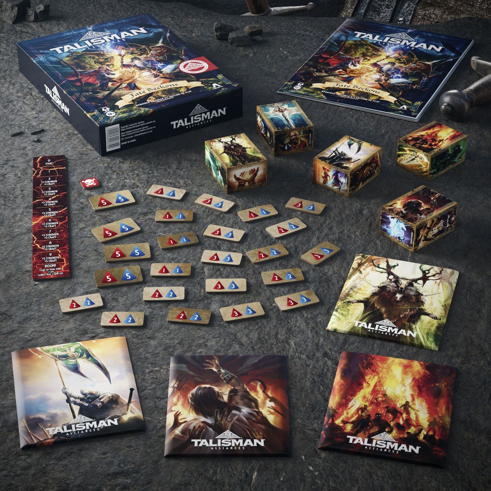 TALISMAN ALLIANCES: FATE BECKONS - ENGLISH QUEST PACK FOR TALISMAN - HASBRO GAMING 