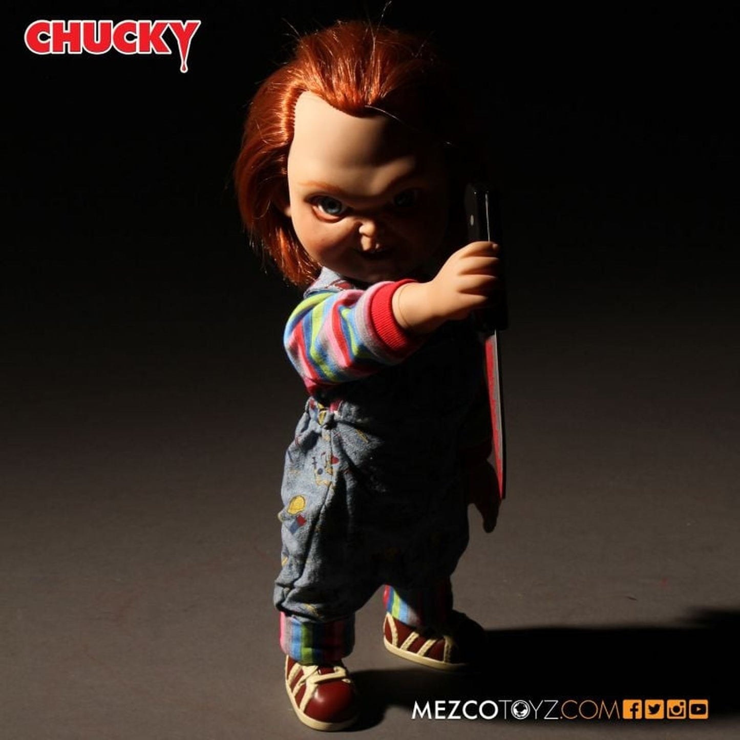 TALKING SNEERING CHUCKY FIGURA 38 CM CHILD'S PLAY MDS MEGA SCALE RE-RUN