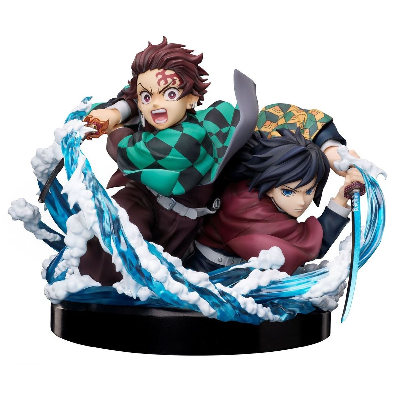 TANJIRO KAMADO & GIYUU TOMIOKA FIGURA 13 CM DEMON SLAYER: KIMETSU NO YAIBA 