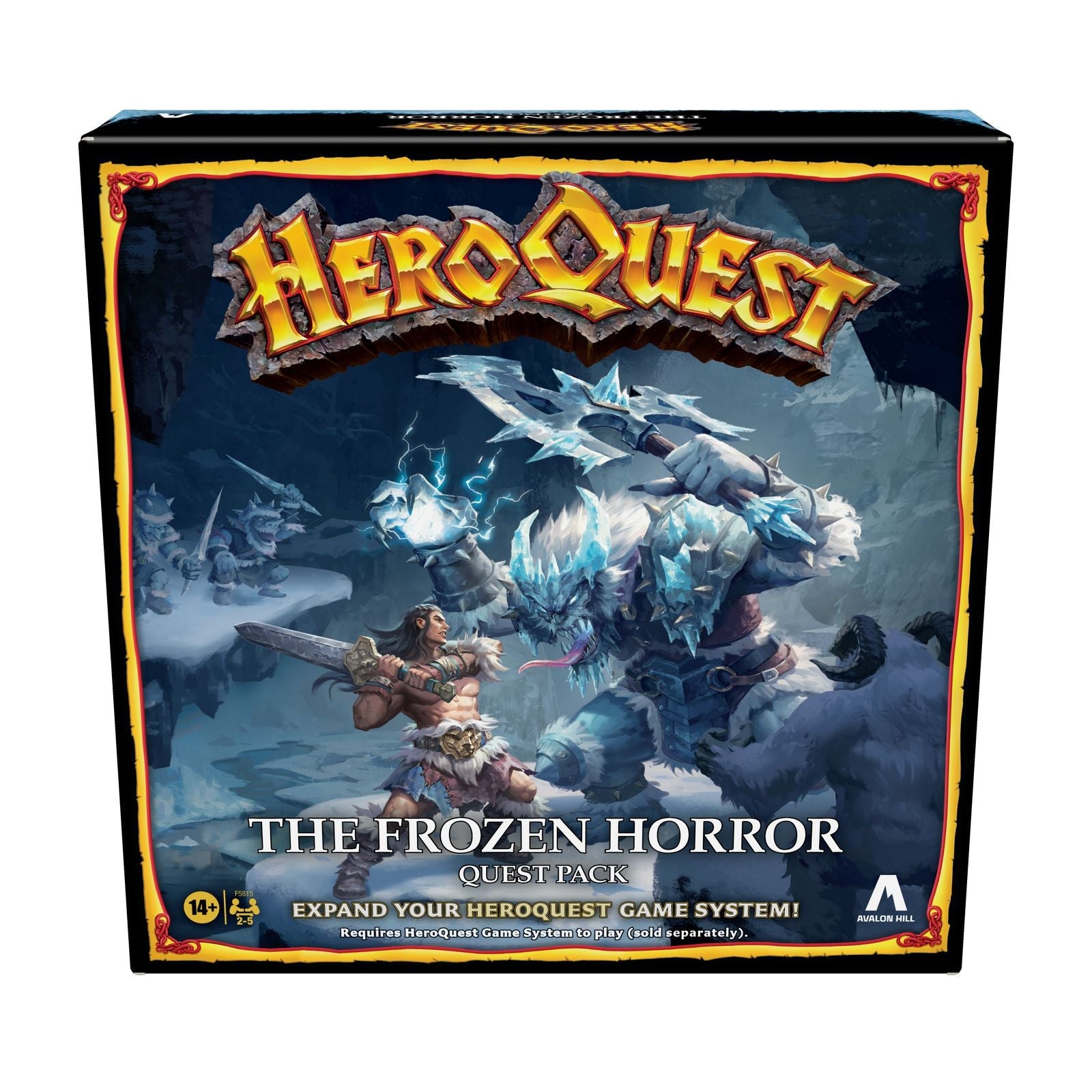 THE FROZEN HORROR - ENGLISH QUEST PACK FOR HEROQUEST - HASBRO GAMING 